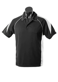 Aussie Pacific Premier Kids Polo Shirt 3301 Casual Wear Aussie Pacific Black/White 6 