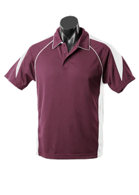 Aussie Pacific Premier Kids Polo Shirt 3301 Casual Wear Aussie Pacific Burgundy/White 6 