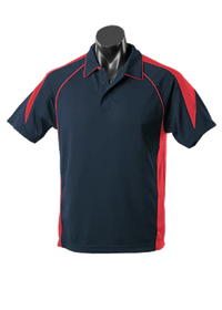 Aussie Pacific Premier Kids Polo Shirt 3301 Casual Wear Aussie Pacific Navy/Red 6 