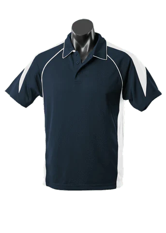 Aussie Pacific Premier Kids Polo Shirt 3301 Casual Wear Aussie Pacific Navy/White 6 