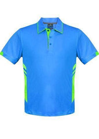 Aussie Pacific Tasman Men's Polo Shirt 1311 Casual Wear Aussie Pacific Cyan/Neon Green S 