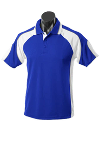Aussie Pacific Men's Murray Polo Shirt 1300 Casual Wear Aussie Pacific Royal/White/Ashe S 