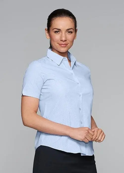 Aussie Pacific Ladies Belair Short Sleeve Shirt 2905S Corporate Wear Aussie Pacific   