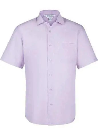 Aussie Pacific Men's Belair Short Sleeve Shirt 1905S Corporate Wear Aussie Pacific Lilac XXS 