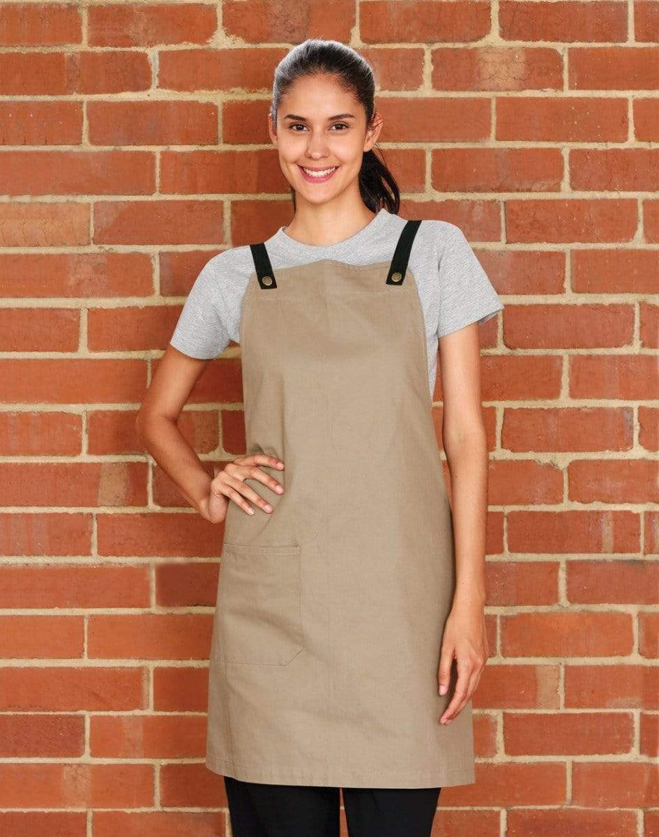 Australian Industrial Wear Hospitality & Chefwear BRUNSWICK bib apron m3200