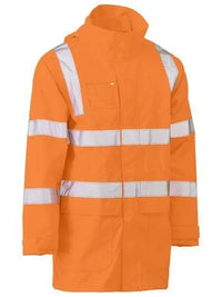 Bisley Workwear Work Wear Rail Orange / XS Bisley TAPED HI VIS RAIL WET WEATHER JACKET BJ6964T