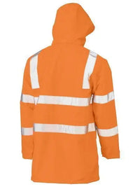 Bisley Workwear Work Wear Bisley TAPED HI VIS RAIL WET WEATHER JACKET BJ6964T
