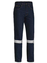 Bisley Workwear Work Wear DENIM (BTWB) / 77R BISLEY WORKWEAR 3M TAPED ROUGH RIDER DENIM JEAN BP6050T