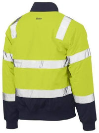 Bisley Workwear Worl Wear Bisley TAPED TWO TONE HI VIS BOMBER JACKET BJ6730T