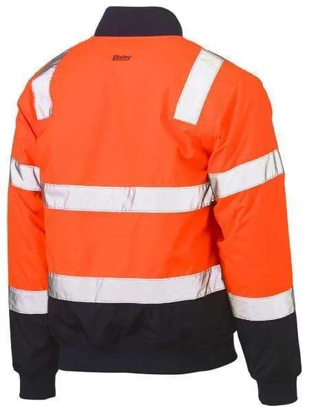 Bisley Workwear Worl Wear Bisley TAPED TWO TONE HI VIS BOMBER JACKET BJ6730T