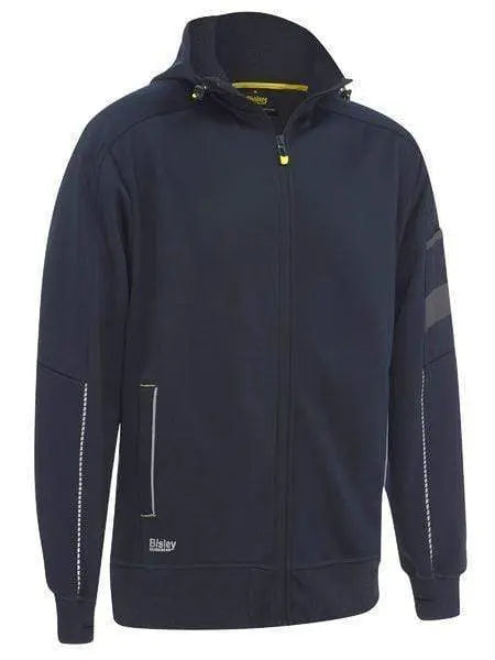 Bisley Workwear Worl Wear Navy / XS Bisley ZIP-FRONT WORK FLEECE HOODIE BK6925