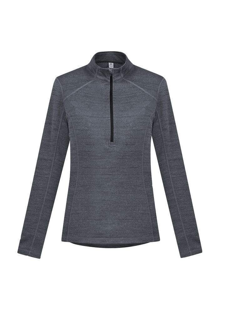 Biz Care Active Wear Grey Marle/Black / XS Biz Collection Monterey Ladies Top SW931L