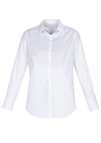 Biz Care Corporate Wear White / 6 Biz Collection Camden Ladies L/S Shirt S016LL