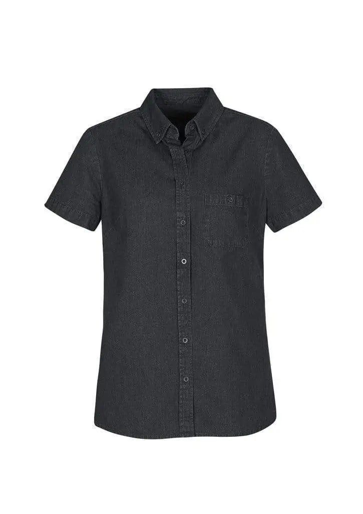 Biz Care Corporate Wear Black / 6 Biz Collection Indie Ladies S/S Shirt S017LS