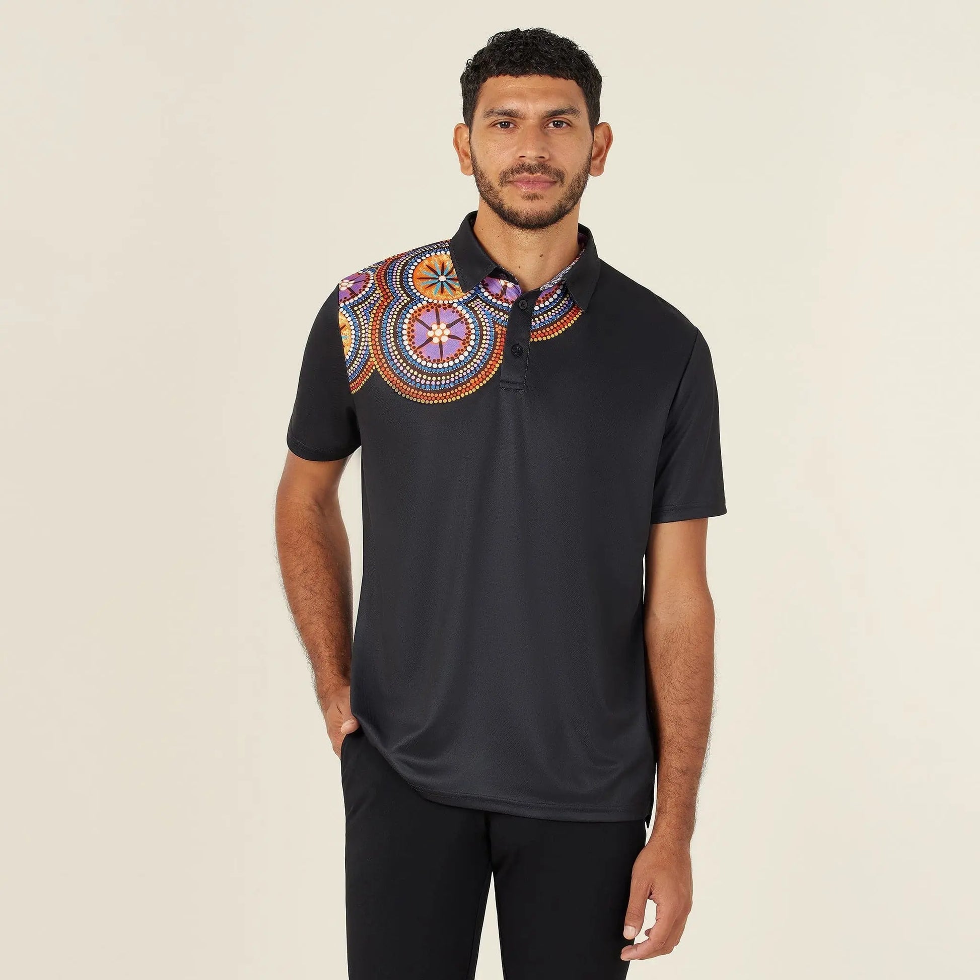 NNT Bush Tucker Men's Indigenous Corporate Polo Shirt CATJJS - City Workwear