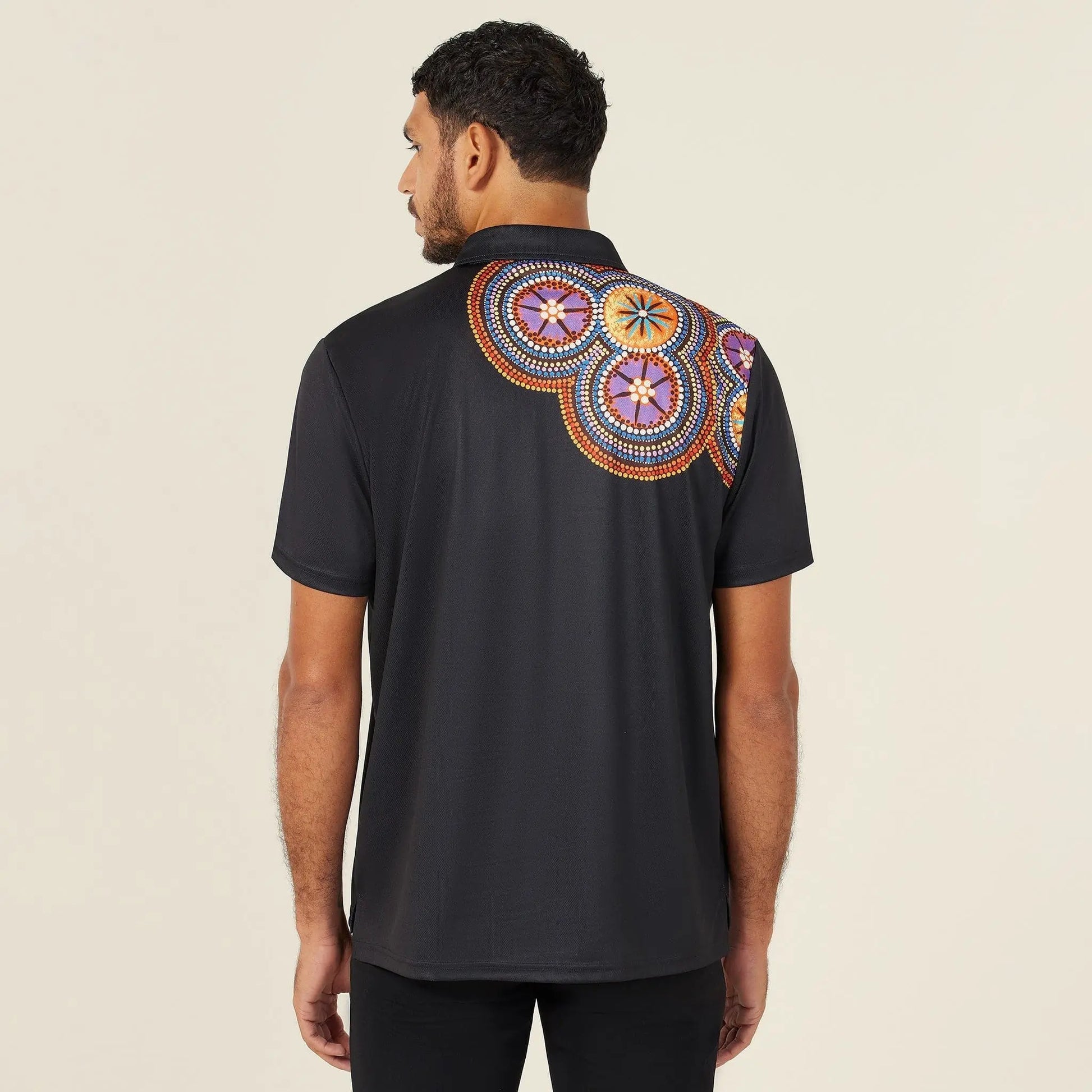 NNT Bush Tucker Men's Indigenous Corporate Polo Shirt CATJJS - City Workwear