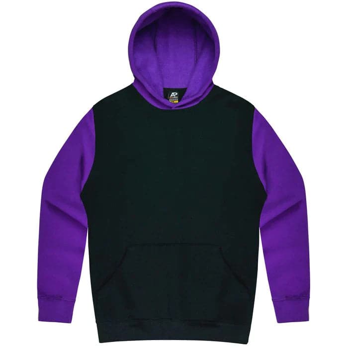 Aussie Pacific Monash Kids Hoodie 3530  Aussie Pacific BLACK/ELECTRIC PURPLE 4 