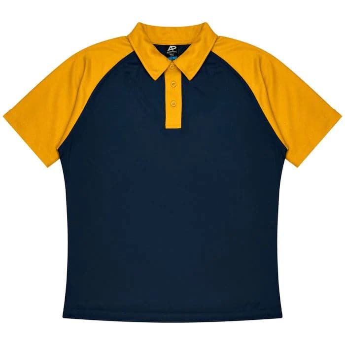 Aussie Pacific Manly Mens Polo 1318  Aussie Pacific NAVY/GOLD S 