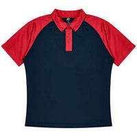 Aussie Pacific Manly Mens Polo 1318  Aussie Pacific NAVY/RED S 