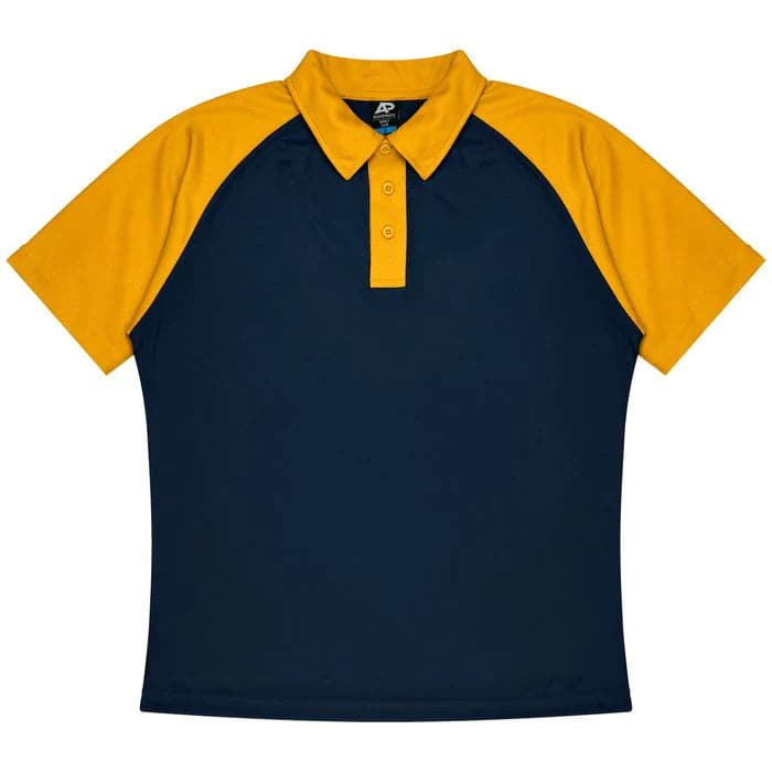 Aussie Pacific Manly Kids Polo Shirt 3318  Aussie Pacific NAVY/GOLD 4 