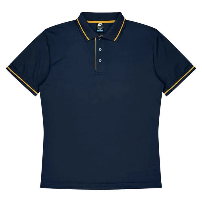 Aussie Pacific Cottesloe Men's Polo Shirt 1319  Aussie Pacific NAVY/GOLD S 