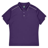 Aussie Pacific Currumbin Men's Polo Shirt 1320  Aussie Pacific PURPLE/WHITE S 