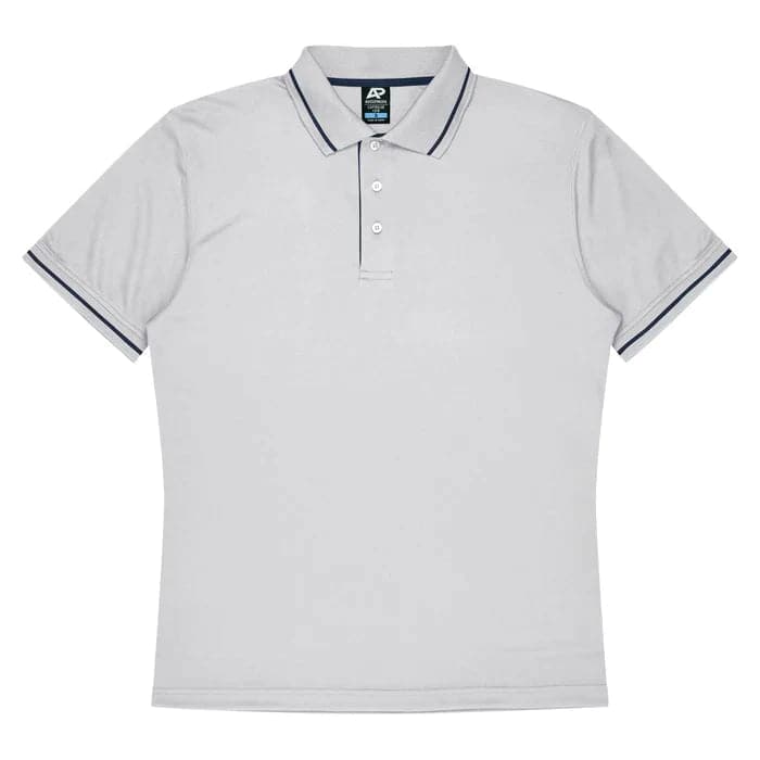 Aussie Pacific Cottesloe Kids Polo Shirt 3319  Aussie Pacific WHITE/NAVY 4 