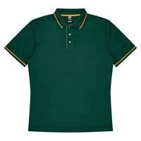 Aussie Pacific Cottesloe Kids Polo Shirt 3319  Aussie Pacific BOTTLE/GOLD 4 