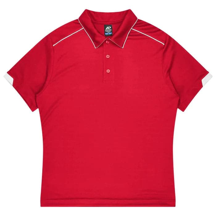 Aussie Pacific Currumbin Kids Polo Shirt 3320  Aussie Pacific RED/WHITE 4 