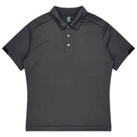 Aussie Pacific Currumbin Kids Polo Shirt 3320  Aussie Pacific SLATE/BLACK 4 