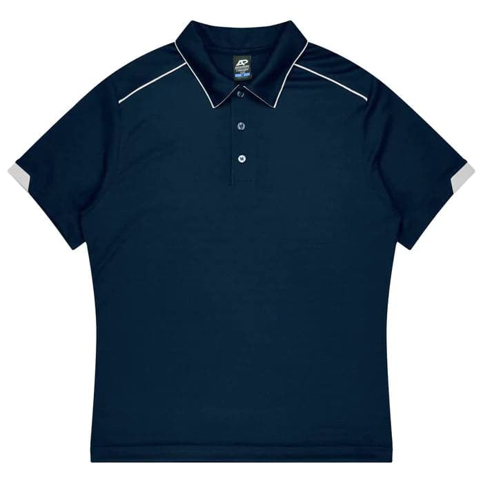 Aussie Pacific Currumbin Kids Polo Shirt 3320  Aussie Pacific NAVY/WHITE 4 