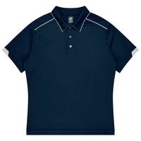 Aussie Pacific Currumbin Kids Polo Shirt 3320  Aussie Pacific NAVY/WHITE 4 