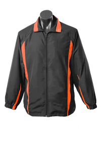 Aussie Pacific Eureka Men's Track Training Jacket 1604 Casual Wear Aussie Pacific S BLACK/ORANGE 