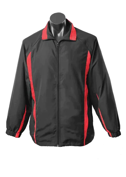 Aussie Pacific Eureka Men's Track Training Jacket 1604 Casual Wear Aussie Pacific S BLACK/RED 