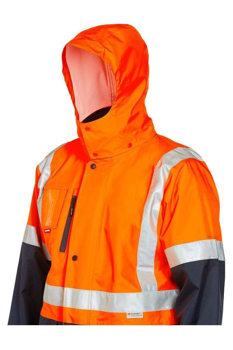 Hard Yakka 4 In 1 Hi Vis Jacket Y06057 Work Wear Hard Yakka   