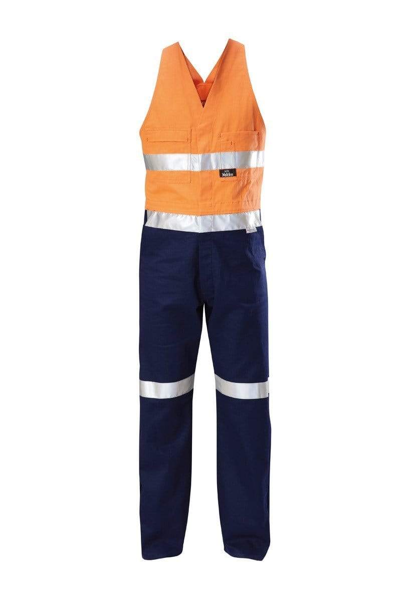 Hard Yakka A Back Reflective Taped Hi Vis Overall Y01055 Work Wear Hard Yakka   