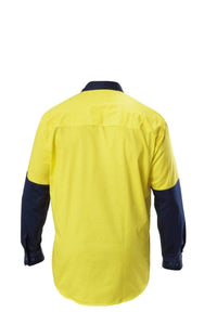 Hard Yakka Koolgear Hi-visibility Cotton Ventilated Shirt Y07558 Work Wear Hard Yakka   