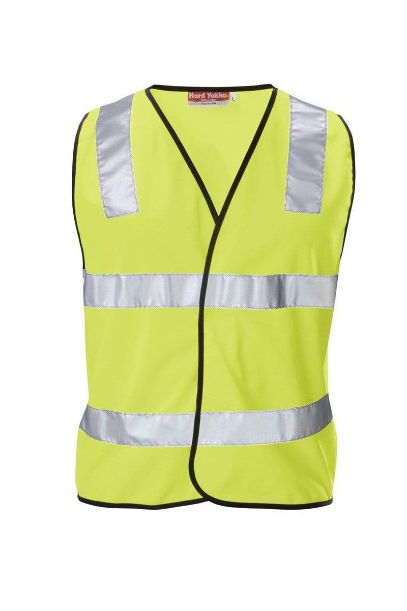 Hard Yakka Work Wear Fluro Yellow / S Hard Yakka VEST HV REF TPE Y21283