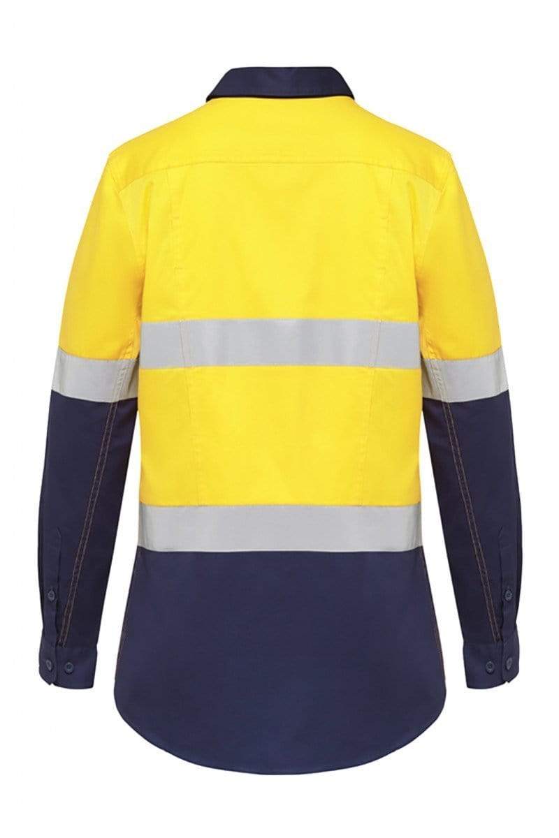 Hard Yakka Women's Reflective Hi Vis Work Shirt Y08220 Work Wear Hard Yakka   