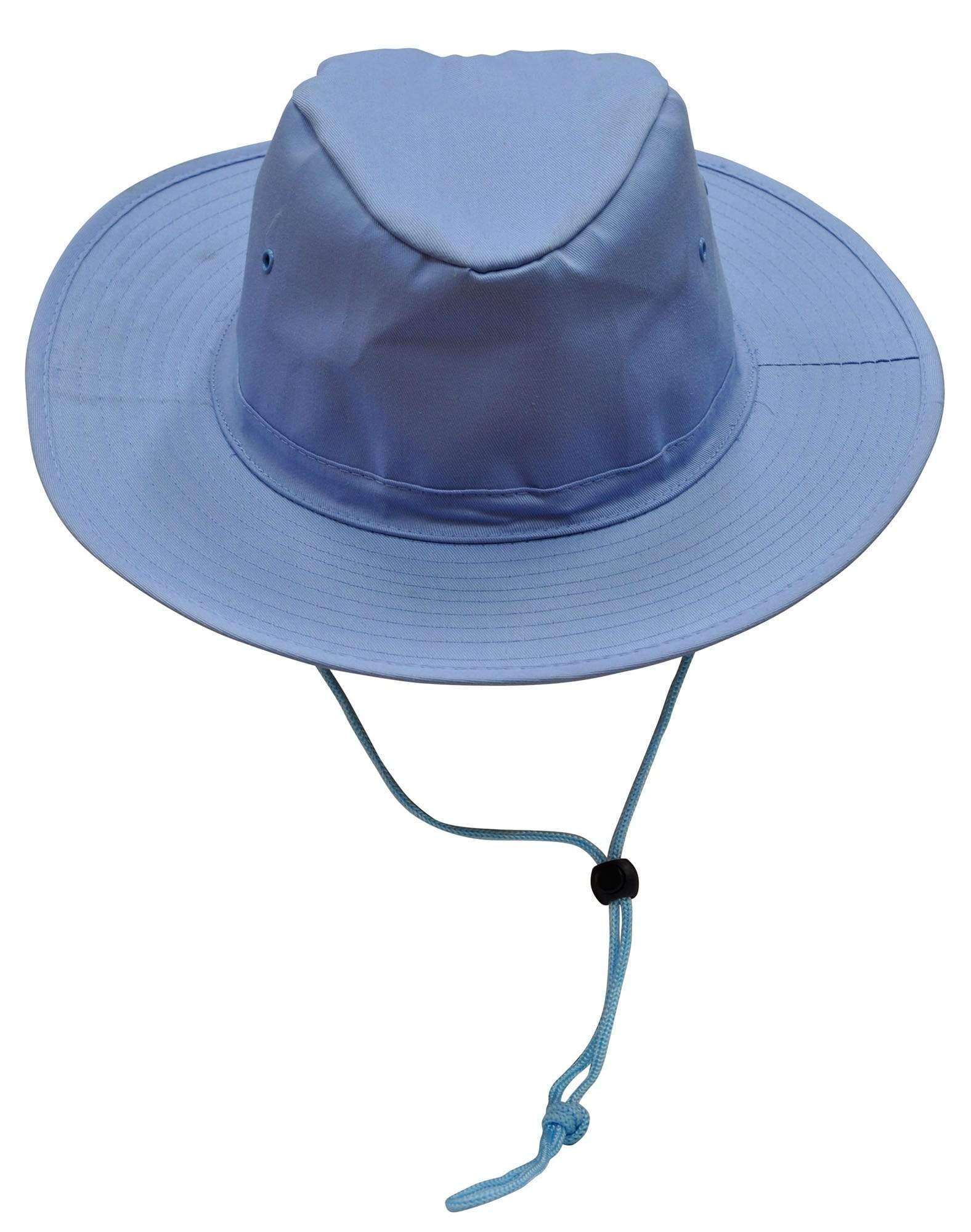 Winning Spirit Active Wear Skyblue / S Slouch Hat With Break-away Clip Strap H1026